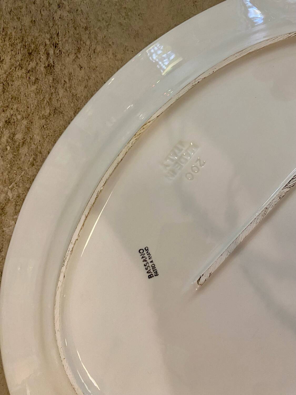 Large lemon slip dish