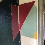 Peinture abstraite sur panneau