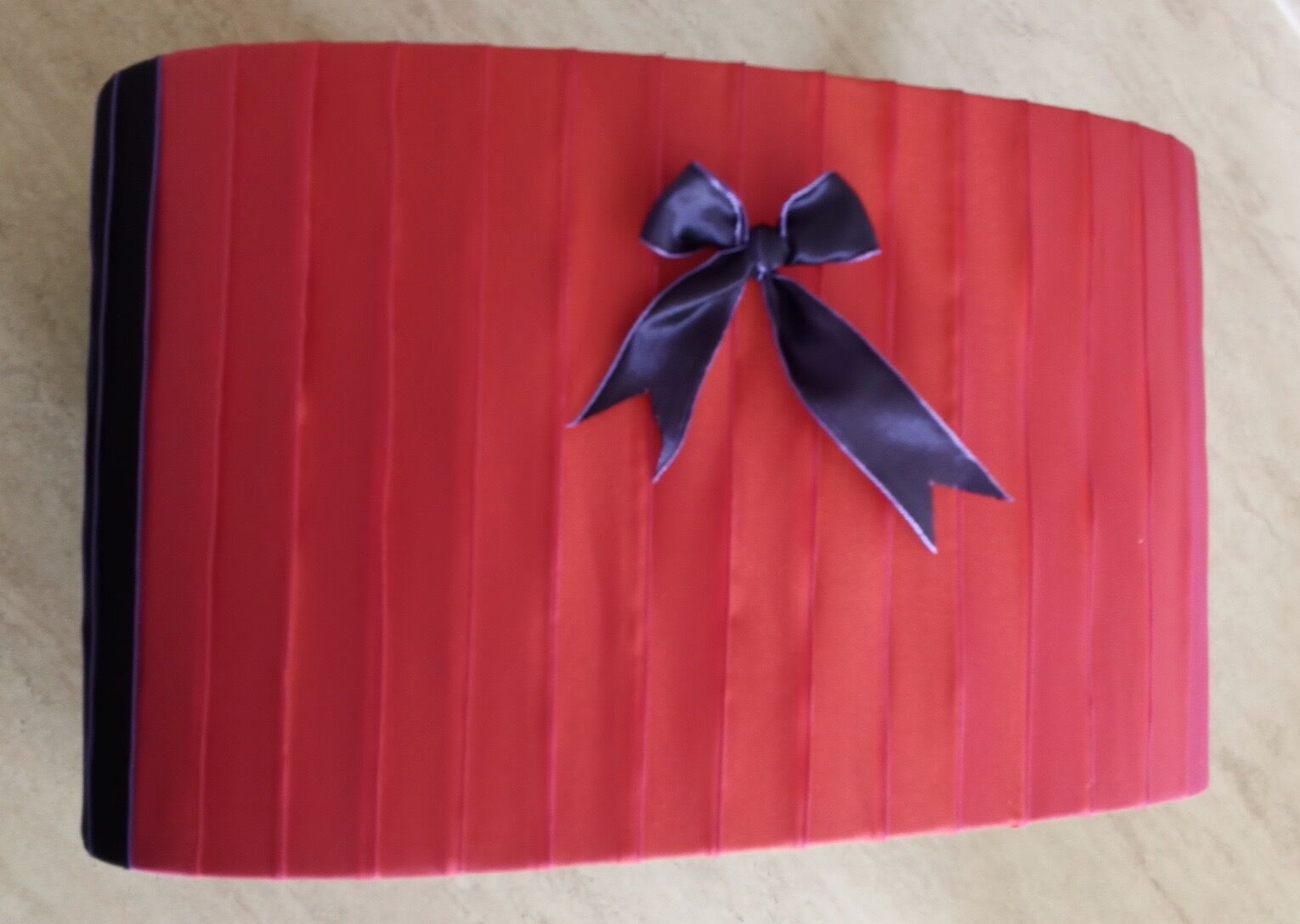 Pink and purple moiré lampshade