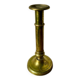 Antique brass candlestick, vintage candle holder
