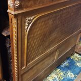 Louis XVI walnut bed