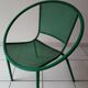 Pair of chairs half moon garden 80s Italian design