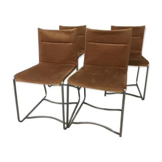 4 chaises 1970