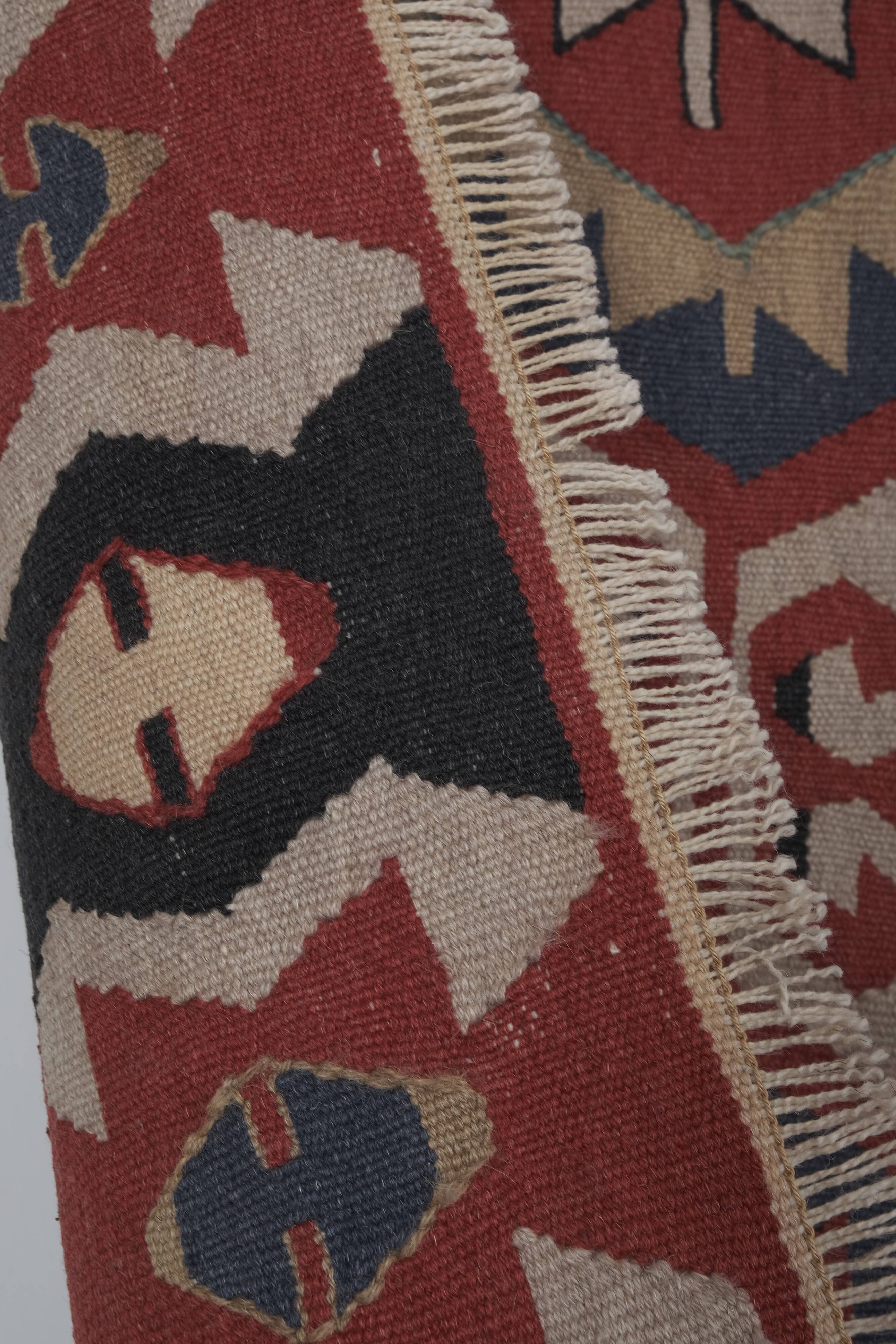 Vintage Turkish rug from Oushak, hand-woven 116x171 cm