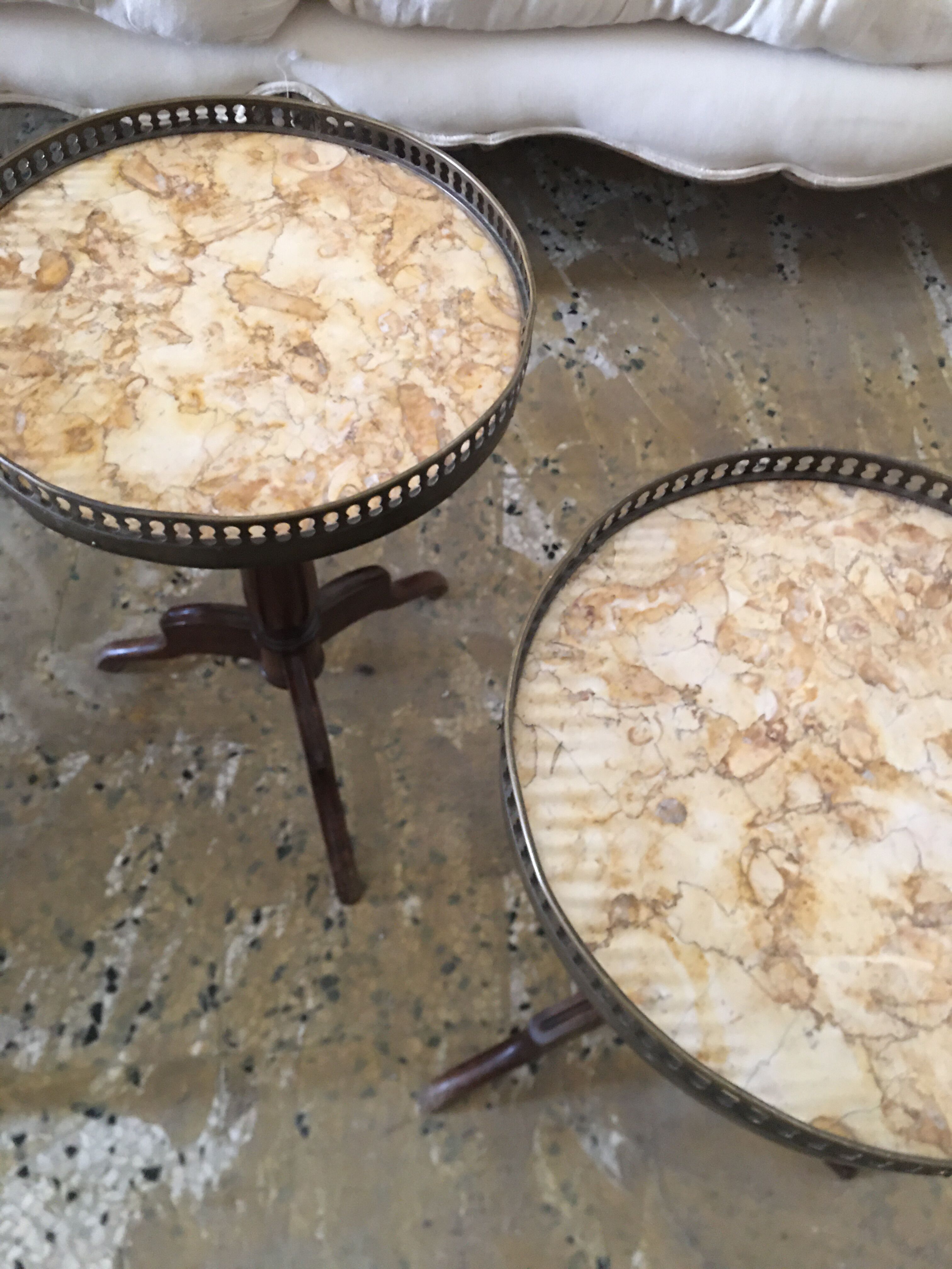 Pair of Louis XVI style pedestas