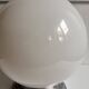 Opaline globe ceiling light