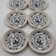 Set of 6 deep plates Biltons