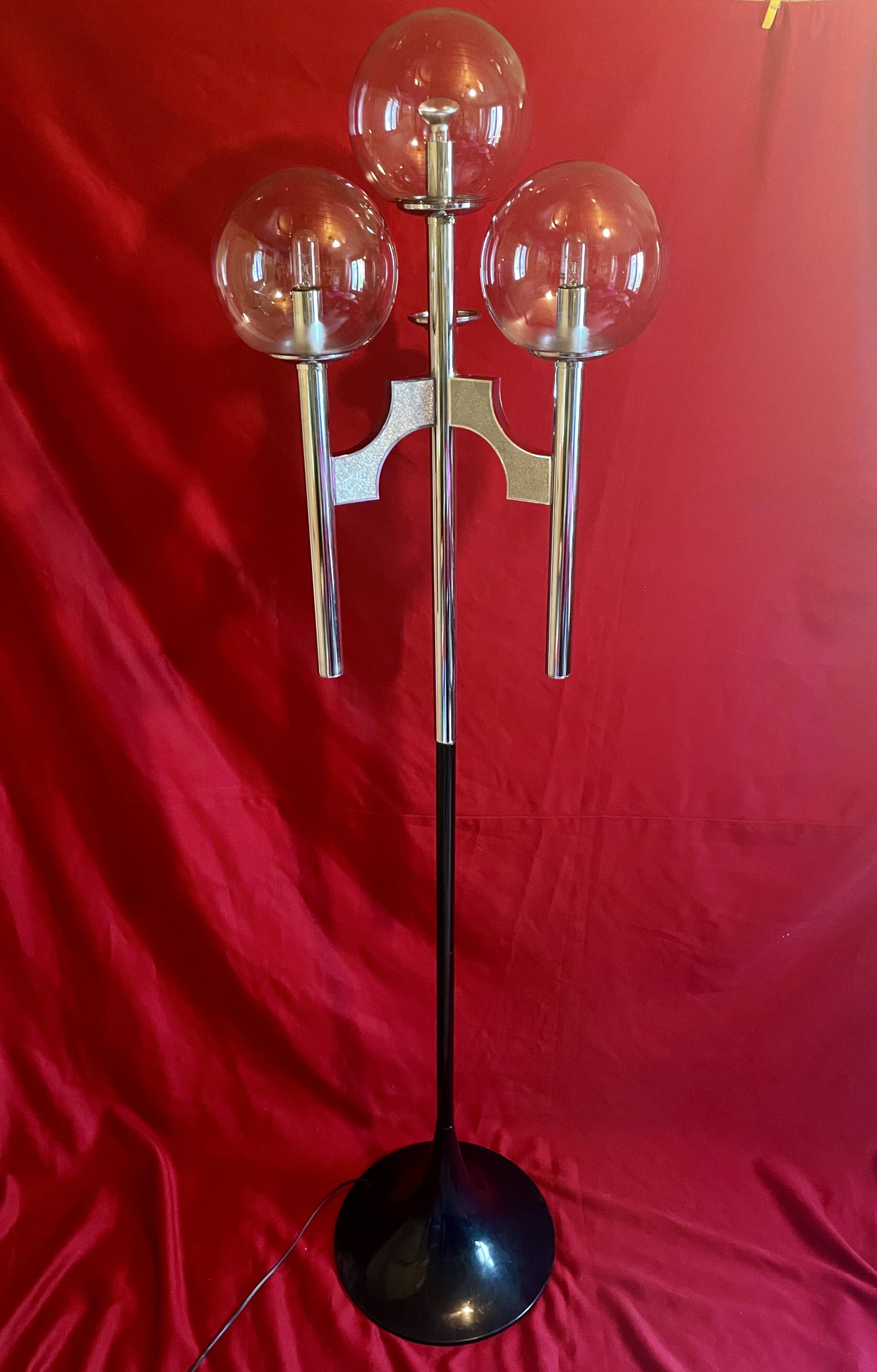 "Targetti Sankey" Floor Lamp, Space Age, Vintage, 70s