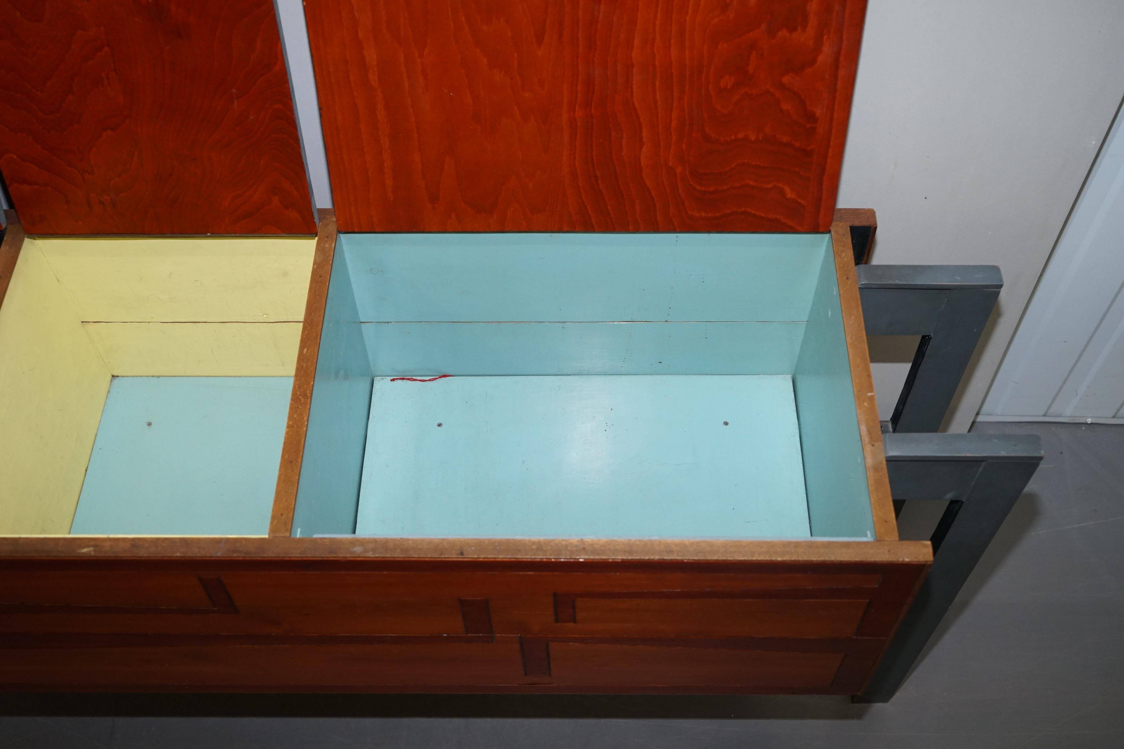 Unique Custom Modern Buffet with Doors Opening Upwards