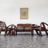 Burmese teak garden furniture