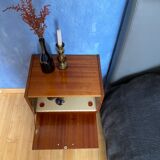Vintage art deco bedside table, S.E.M.B. Registered model