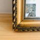 Old mirror in wood and gilded stucco, 114 x 93 cm