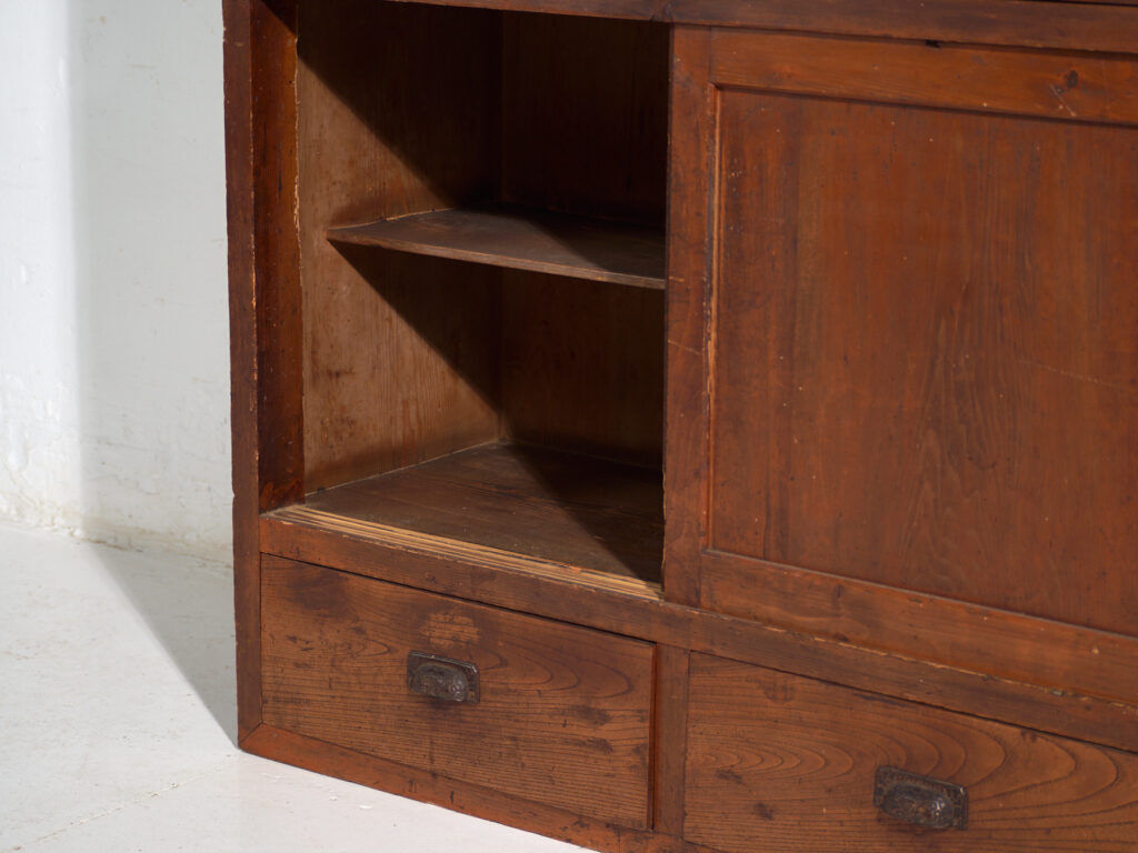 Antique Japanese sliding door wardrobe – Meiji period (c.1900-1920) #67