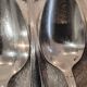 12 silver-plated metal teaspoons by Apollo silversmiths, decorated with fillets, 14.2cm