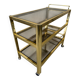 Vintage 80s bar trolley – Hollywood Regency