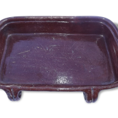 Plat Terre cuite 19 ème " Léche Frites "