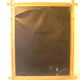 Ancien miroir triptyque Napoléon III décor japonisant bois façon bambou 78 cm