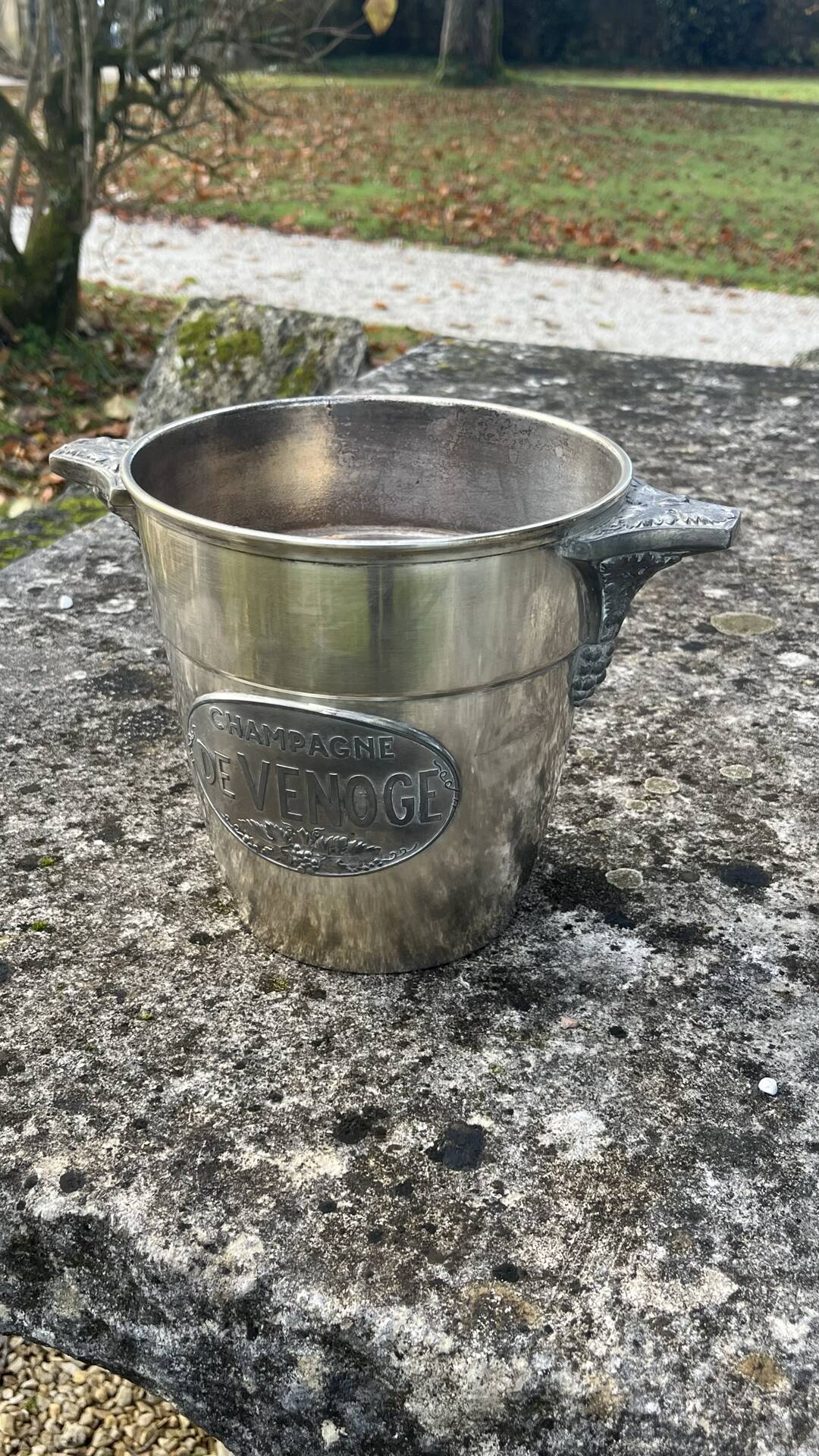 De Venoge champagne bucket, antique art deco champagne cooler