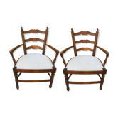 Pair of antique armchairs