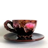 Ceramic lunch cup Vallauris 1960