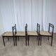 Set of 4 Stol Kamnik Dining Chair: Vintage Scandinavian Beech Wood, Yugosla