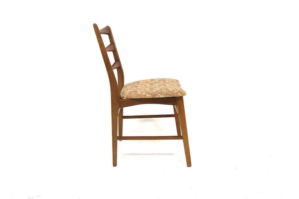 Set of 6 Scandinavian chairs in teak and oak, Sweden, 1960