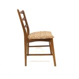 Set of 6 Scandinavian chairs in teak and oak, Sweden, 1960