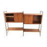 Mid century teak Ladderax low display cabinet, 1960s