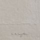 La Roche Laffitte (Born in 1943) - Watercolour drawing on silk - Palm tree