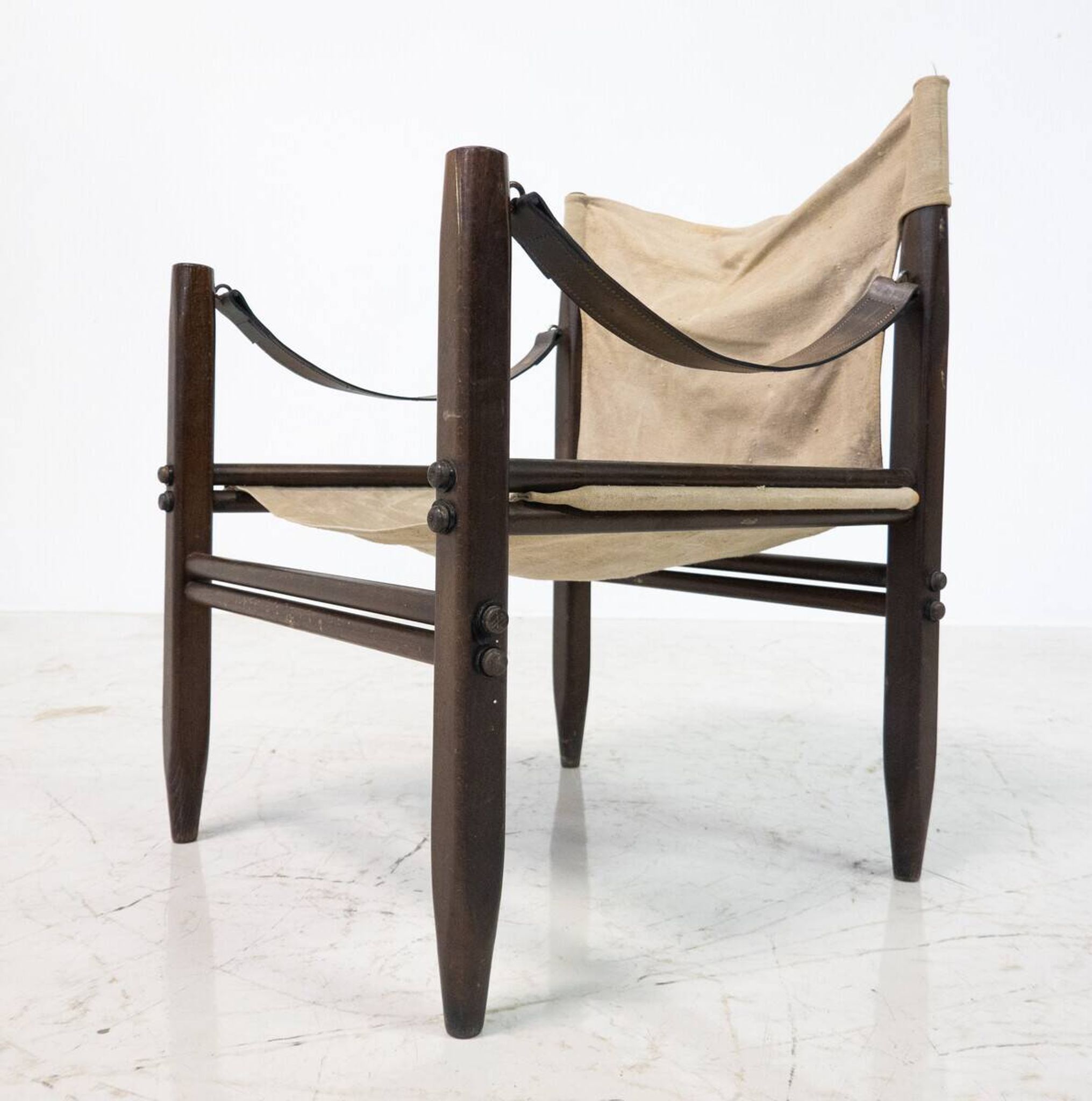 Pair of Safari Armchairs by Gianfranco Legler for Zanotta, 1960s