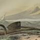 Original zoological plate of 1839 "tuna & mackerel"