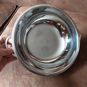 Lot de 2 saladiers  inox
