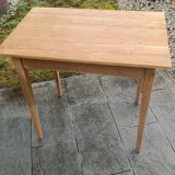 Old table made of raw wood