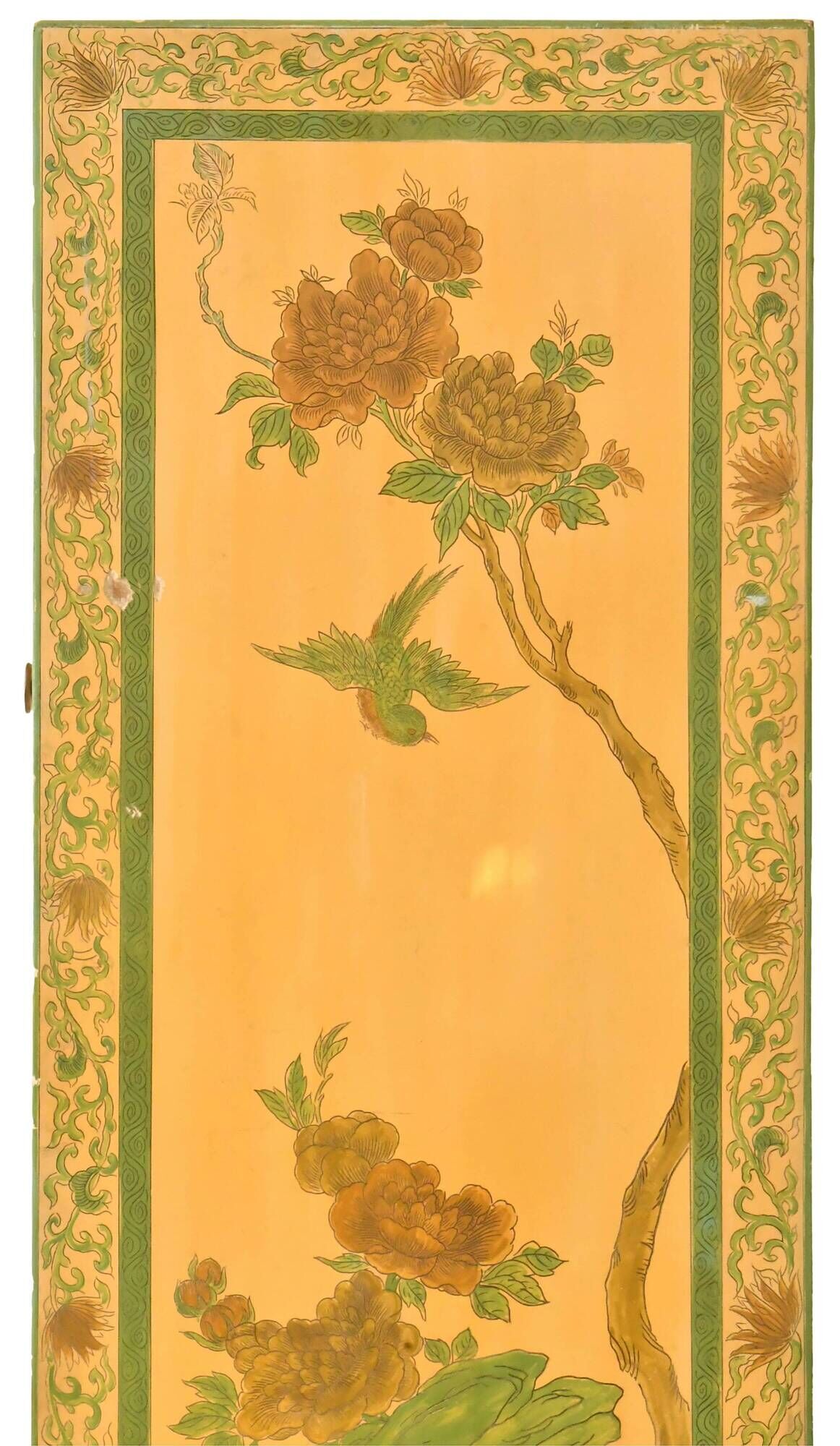 Chiffonnier en bois peint de style chinoisant