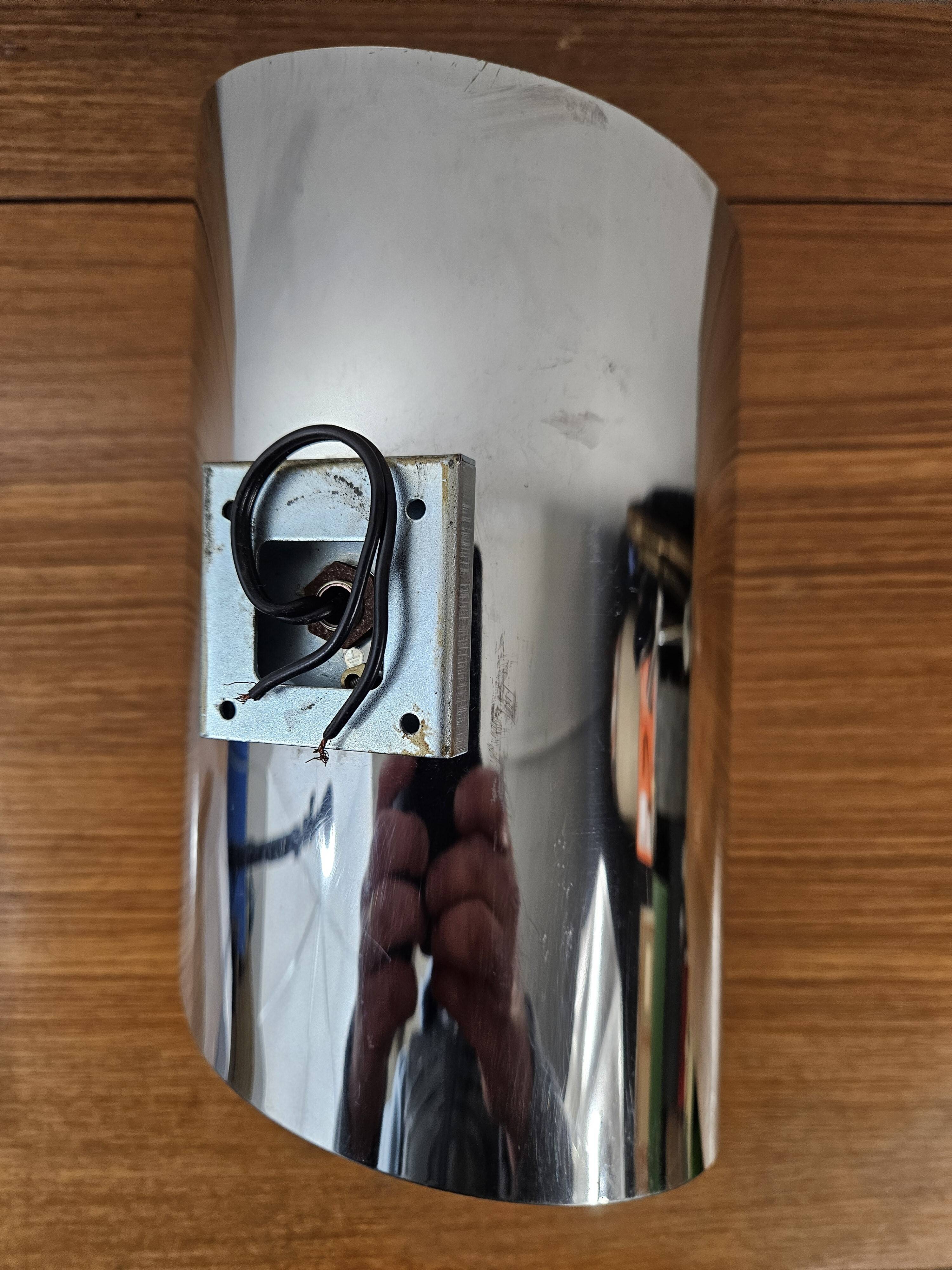 Vintage chrome wall lights - 70'S design
