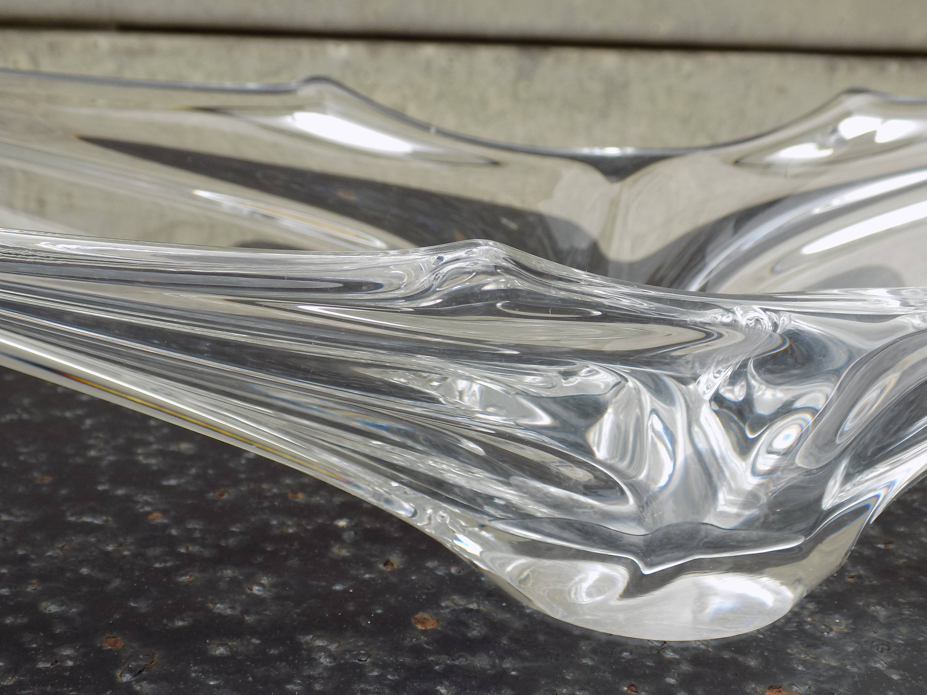 Art Vannes crystal fruit bowl