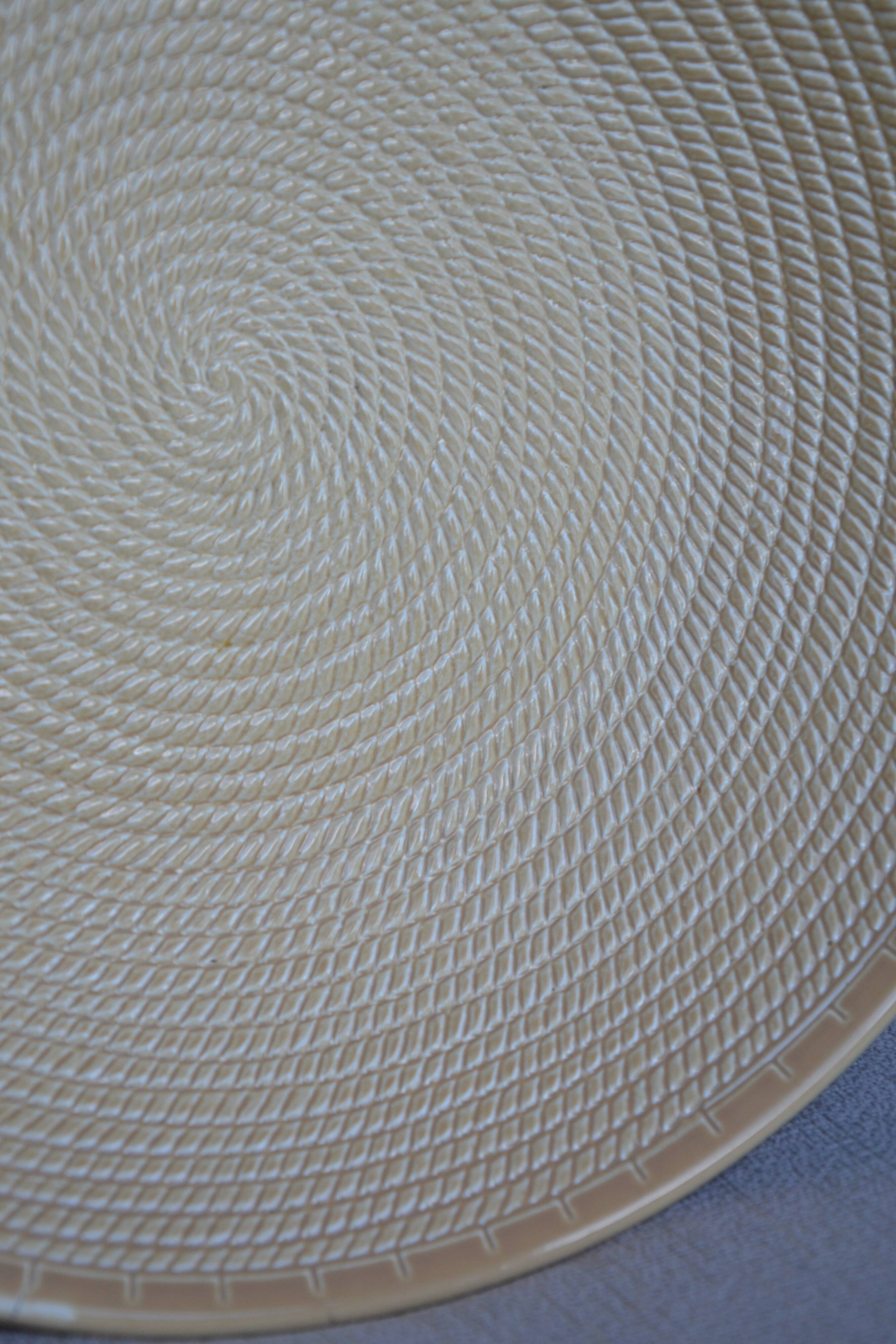 Large dish/bowl Keralux Boch "Cordaline" 1956