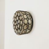 Iiron ring design wall or ceiling lamp by Limburg