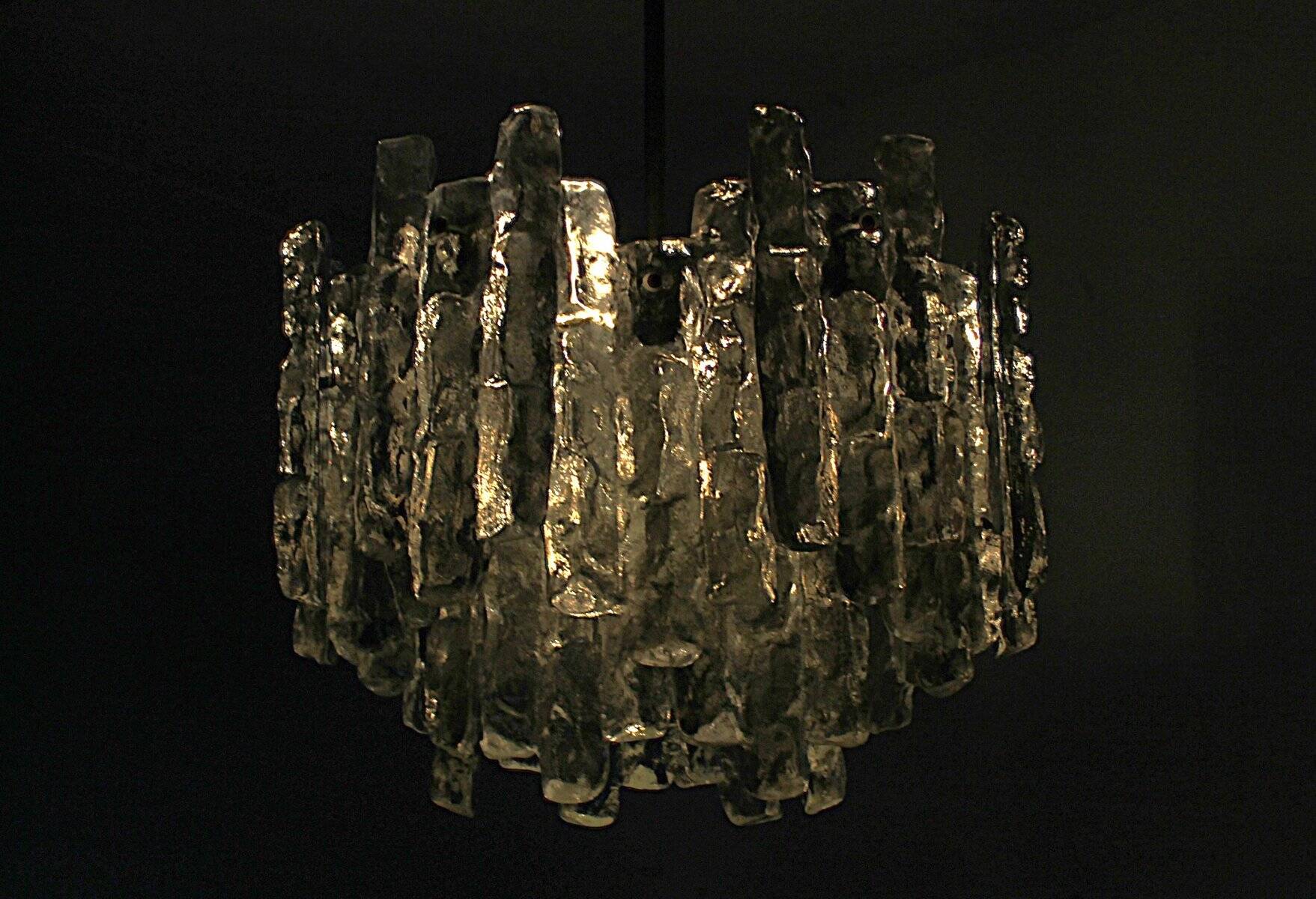 Soria chandelier by J. T. Kalmar for Kalmar Franken KG, 1970s