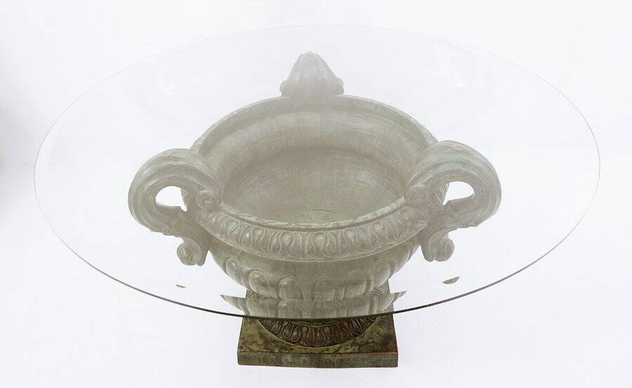 Medici Console/table in terracotta. Italy - 1970s