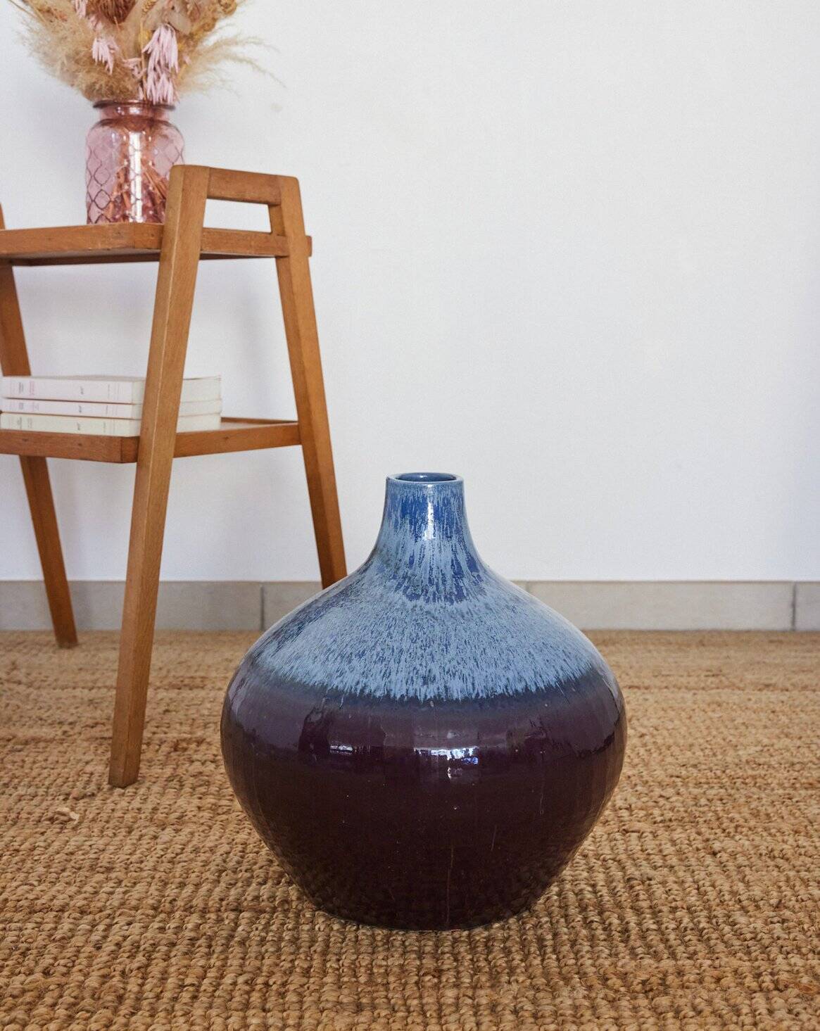 Vase en céramique glacée