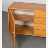 Vintage oak storage by Jiri Jiroutek, model U-458, 1960s