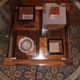 Necessary modernist smoker in rosewood and art deco macassar
