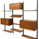 Vintage Poul Cadovius Royal System wall system wall unit