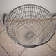 Panier ancien en zinc