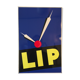 Lip metal advertising plate from the 90s