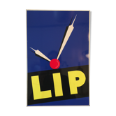 Lip metal advertising plate from the 90s