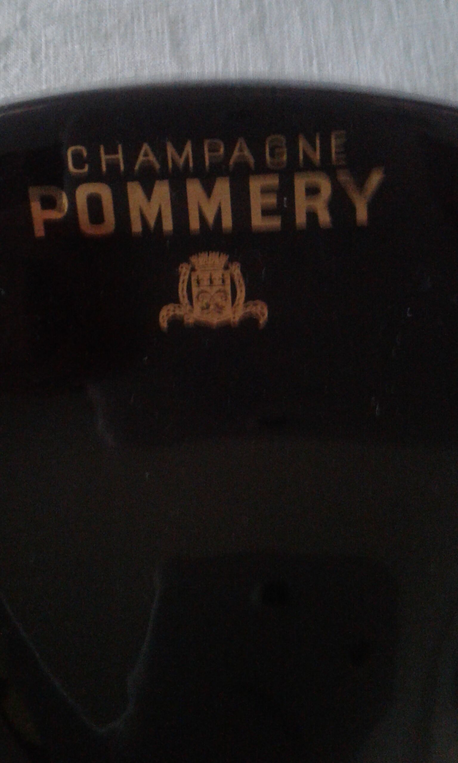 Pommery advertising ashtray