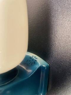 Vintage blue Tovi wall light Mid Century Modern/Space Age opaline scandi