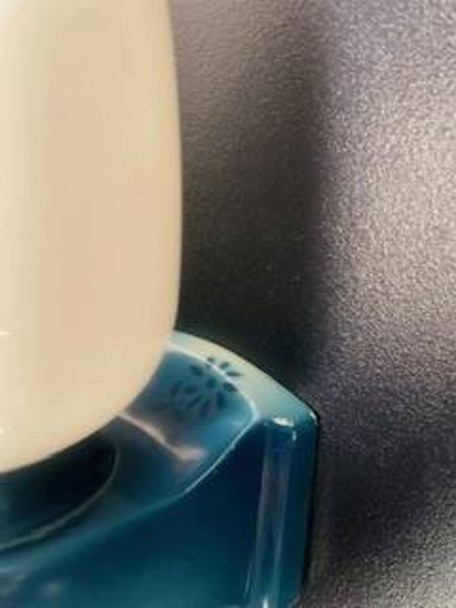 Vintage blue Tovi wall light Mid Century Modern/Space Age opaline scandi